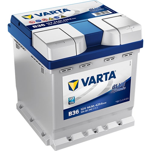 VARTA Blue Dynamic B36 12V 44Ah 420A (CCA) 175x175x190 10.8kg