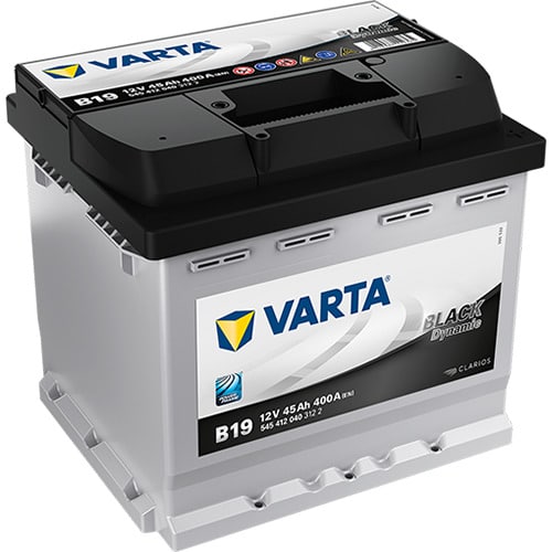 VARTA Black Dynamic B19 12V 45Ah 400A (CCA) 207x175x190 11.4kg