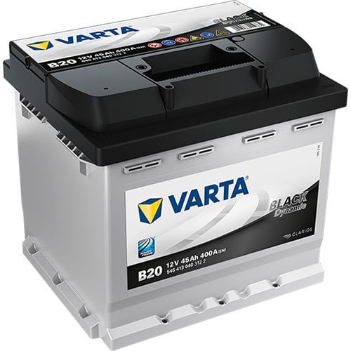 VARTA Black Dynamic B20 12V 45Ah 400A (CCA) 207x175x190 11.4kg