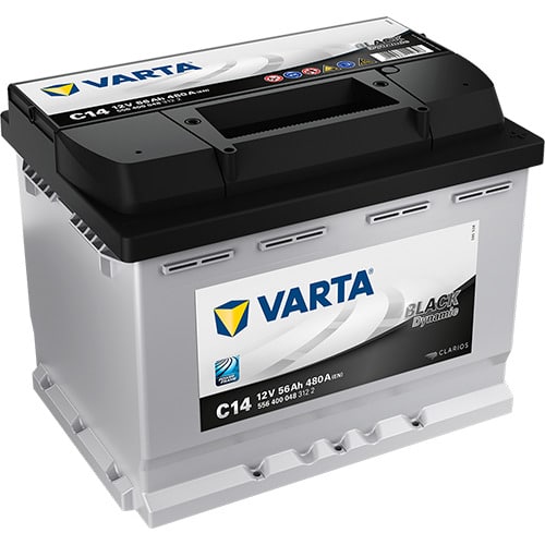VARTA Black Dynamic C14 12V 56Ah 480A (CCA) 242x175x190 13.7kg