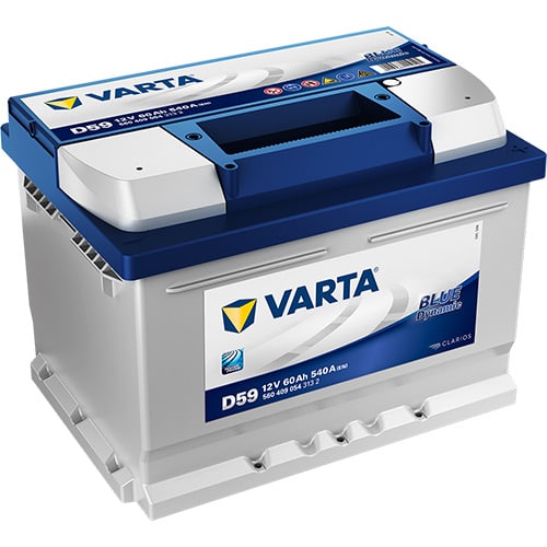 VARTA Blue Dynamic D59 12V 60Ah 540A (CCA) 242x175x175 13.9kg