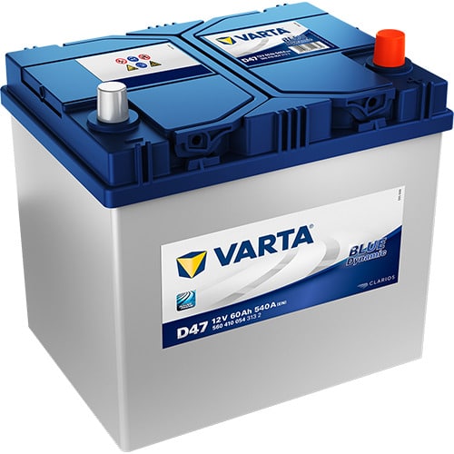 VARTA Blue Dynamic D47 12V 60Ah 540A (CCA) 232x173x225 14.5kg