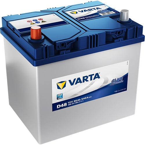VARTA Blue Dynamic D48 12V 60Ah 540A (CCA) 232x173x225 14.5kg