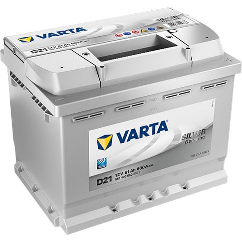 VARTA Silver Dynamic  D21 12V 61Ah 600A (CCA) 242x175x175 14.3kg