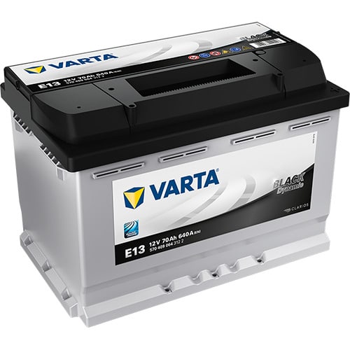 VARTA Black Dynamic E13 12V 70Ah 640A (CCA) 278x175x190 16.6kg