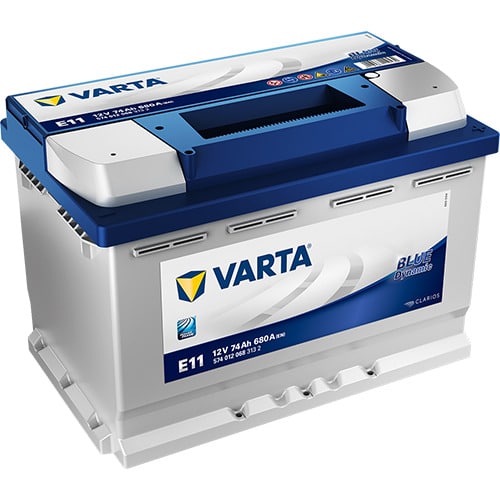 VARTA Blue Dynamic E11 12V 74Ah 680A (CCA) 278x175x190 17.3kg