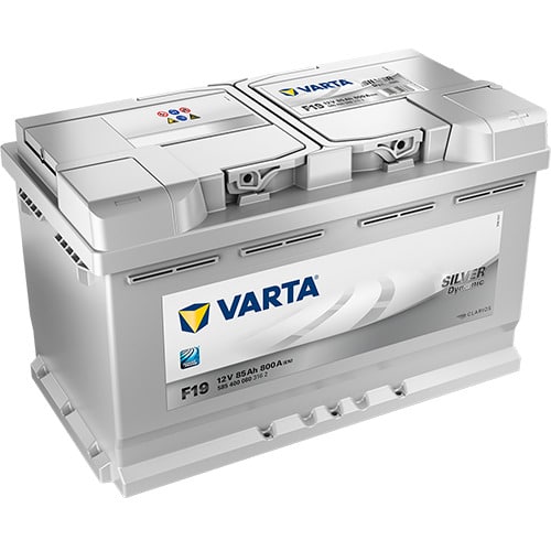 VARTA Silver Dynamic F19 12V 85Ah 800A (CCA) 315x175x190 19.8kg