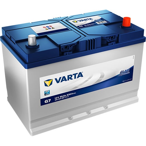 VARTA Blue Dynamic G7 12V 95Ah 830A (CCA) 306x173x225 20.4kg