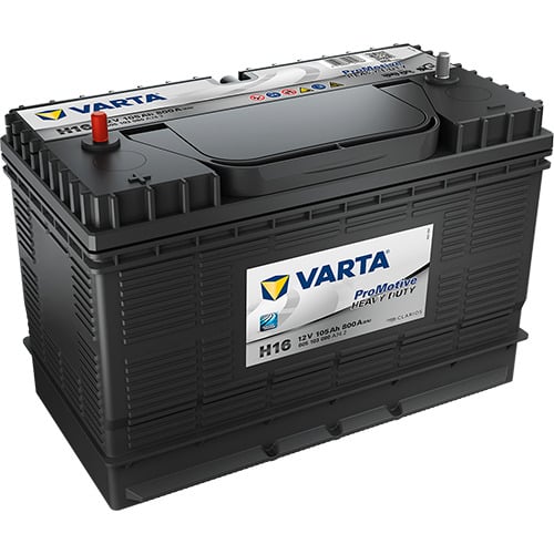 VARTA ProMotive Heavy Duty H16 12V 105Ah 800A (CCA) 330x172x238 23.7kg
