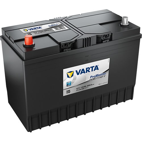 VARTA ProMotive Heavy Duty I5 12V 110Ah 680A (CCA) 347x173x234 28.6kg