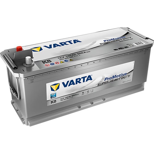VARTA ProMotive Super Heavy Duty K8 12V 140Ah 800A (CCA) 513x189x223 35.8kg