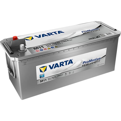 VARTA ProMotive Heavy Duty M11 12V 154Ah 1150A (CCA) 513x189x223 39.8kg