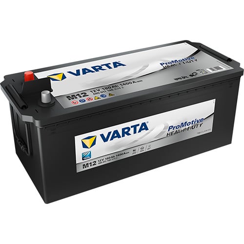VARTA ProMotive Heavy Duty M12 12V 180Ah 1400A (CCA) 513x223x223 46.4kg