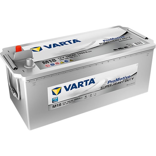 VARTA ProMotive Super Heavy Duty M18 12V 180Ah 1000A (CCA) 513x223x223 45.1kg
