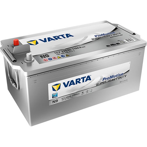 VARTA ProMotive Super Heavy Duty N9 12V 225Ah 1150A (CCA) 513x276x242 56.8kg