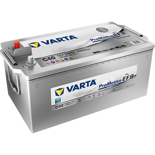 VARTA ProMotive EFB C40 12V 240Ah 1200A (CCA) 518x276x242 59.8kg