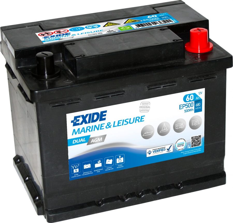 Exide Marine DUAL AGM EP500