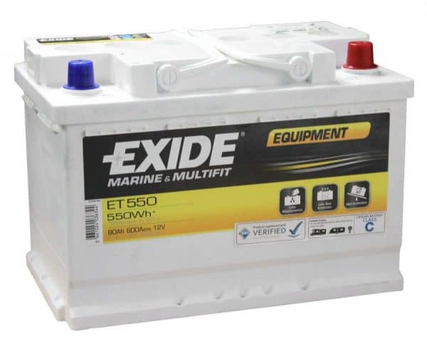 Exide Marine EQUIPMENT 12V ET550