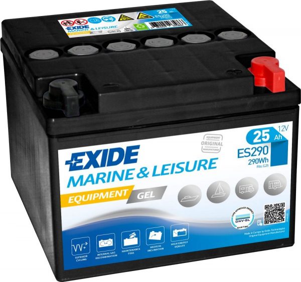 Exide Marine EQUIPMENT GEL 12V ES290 166x175x125 10kg