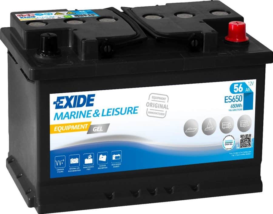 Exide Marine EQUIPMENT GEL 12V ES650 278x175x190 21kg