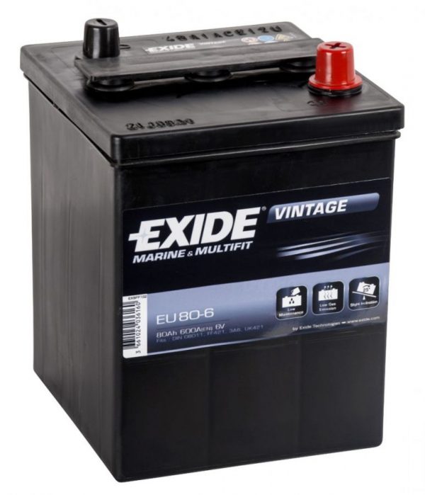 Exide Marine Vintage 6V EU80-6