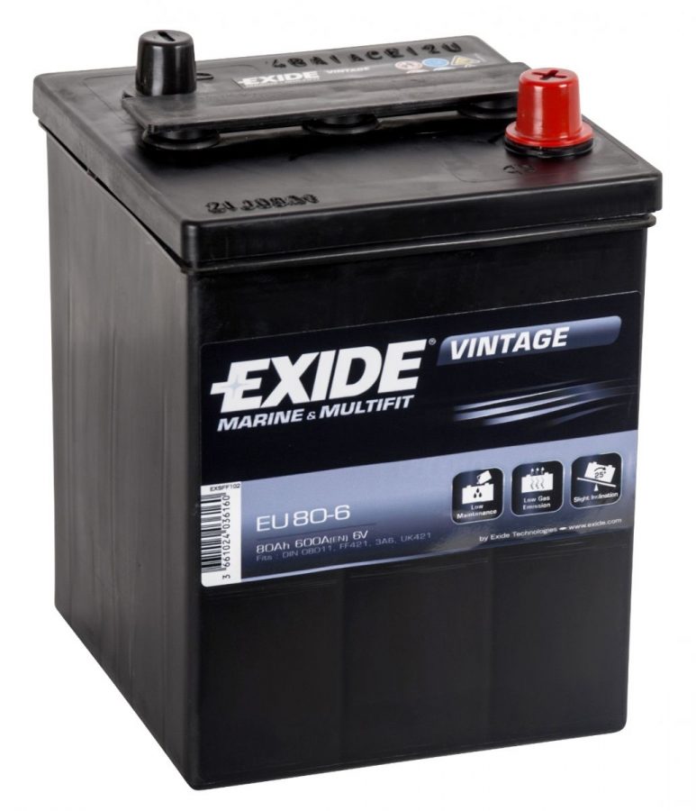 Exide Marine Vintage 6V EU80-6