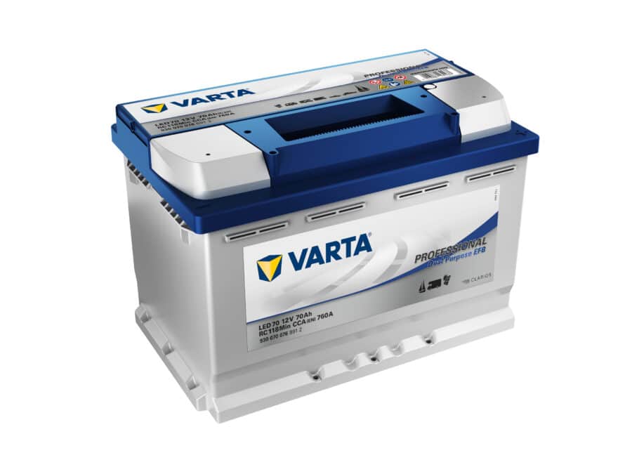 VARTA Professional Dual Purpose LED70 12V 70Ah 760A (CCA) 278x175x190 19.5kg