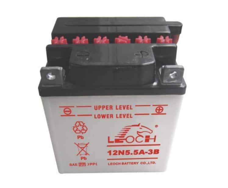LEOCH Power Sport 12N5.5A-3B 12V 60A (CCA) 103x90x114 2.21kg