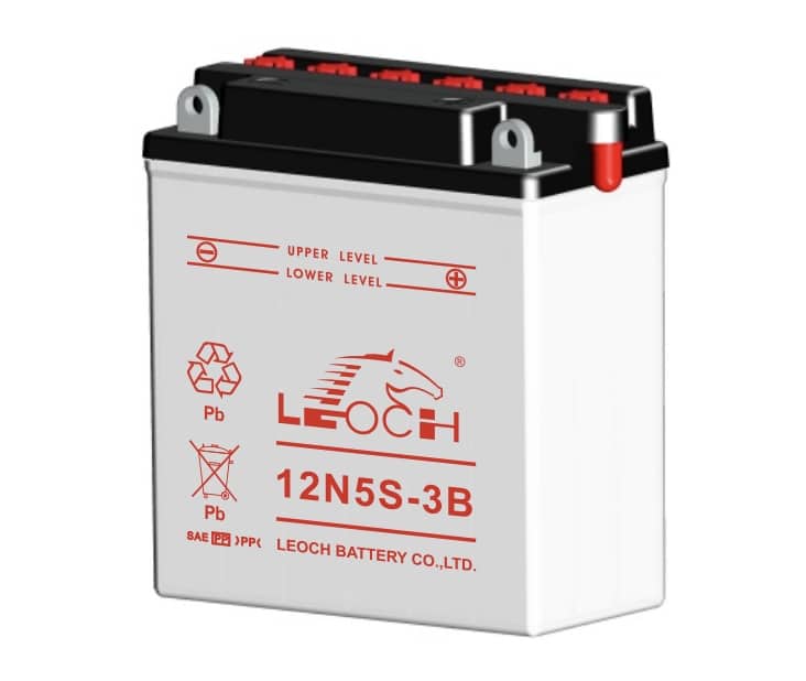 LEOCH Power Sport 12N5.5-3B 12V 60A (CCA) 135x61x131 2.15kg