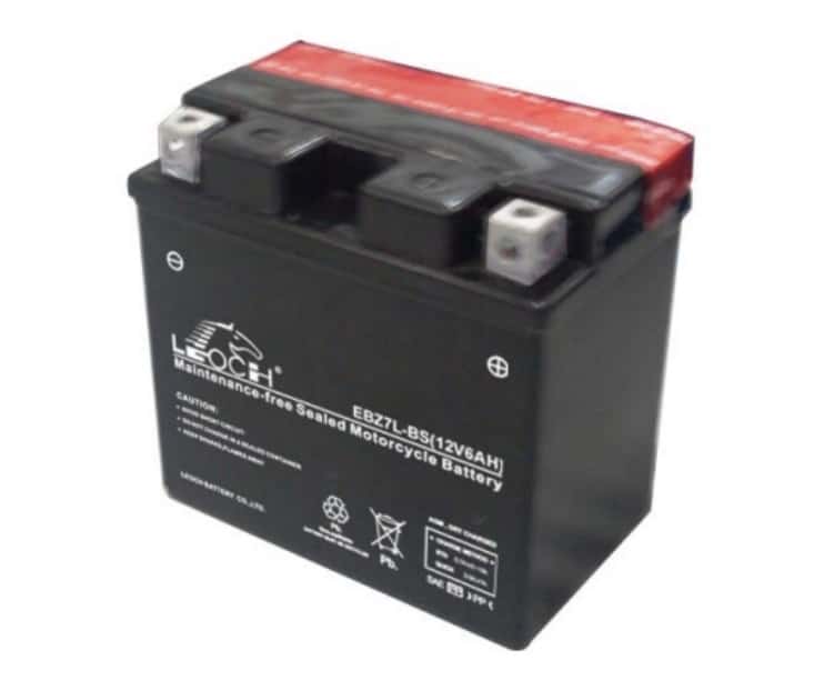Leoch AGM+Acidpack EBZ7L-BS 12V 130A (CCA) 114x70x105 2.17kg