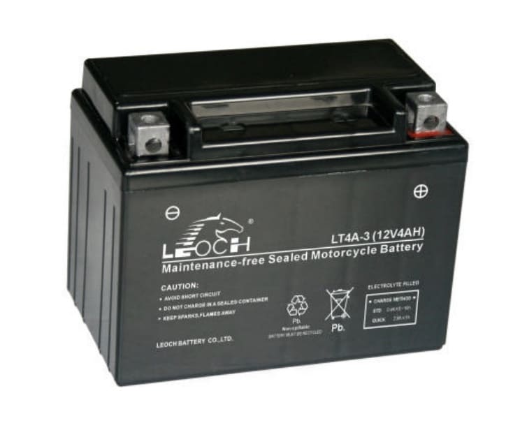 Leoch AGM+Acidpack LT4AL-BS 12V 60A (CCA) 121x71x93 1.58kg