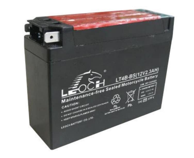 Leoch AGM+Acidpack LT4B-BS 12V 40A (CCA) 113x38x85 0.92kg