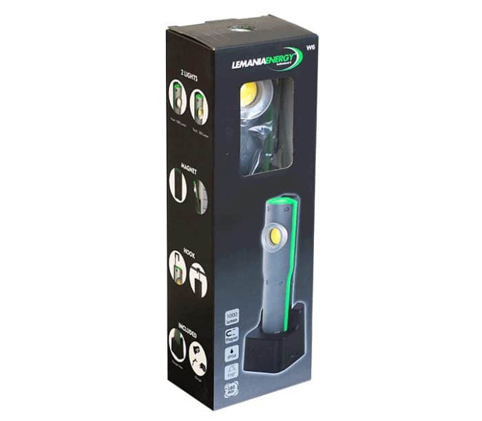 Lemania LEM-W6 oplaadbaar werklamp