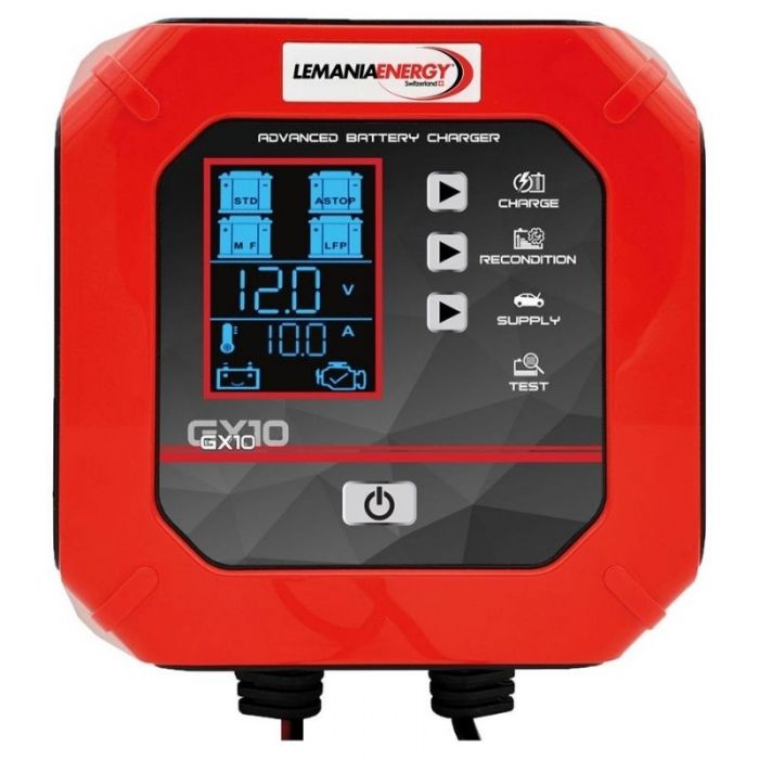 Lemania GX-10 Smart Battery Charger 12V 10A
